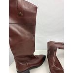Sam Edelman  Knee High Drina Leather Riding Boot Dark Terazzo Brown Size 5.5 Photo 3