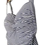 NIPTUCK SWIM Multi Fit Cup Sorrento Stripe Joanne One Piece Swimsuit Sz 12 Beach Blue Photo 2