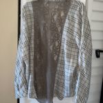 Hem & Thread  Plaid and LACE Button Down Shirt Gauze - No ironing Fits up to XL Photo 3