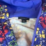Ann Taylor Floral Poncho Rain Hooded Rain Coat Photo 11