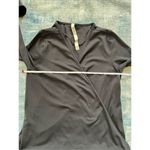 Lululemon Black Full Freedom Long Sleeve Wrap Top Size 8 Photo 5