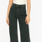 Arizona Jeans Arizona Jean Company Studded Baggy Wide Leg Black-washed Jeans Streetwear Size13 Photo 0