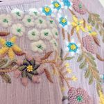 Free People up and away embroidered floral blouse size small Photo 10