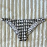 ONIA  Black and White Houndstooth Bikini Bottoms Photo 0