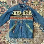 Blair Vintage 220 Hickory Denim Jacket with Unique Decorative Patterns Photo 0
