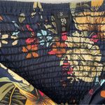 Zaful Bi@ Fang 2Piece Outfit Floral Drawstring Ruched Top & Smocked Shorts; S Photo 11