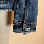 ZARA  Women’s Distressed Denim Jacket Jean Jacket Coat Size Small Photo 8