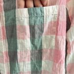 Lucky Brand Pink Buffalo Check Flannel Shirt MEDIUM NWOT Photo 9