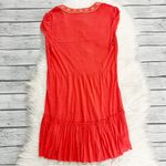 Free People  Coral Orange Swing Dress Photo 3