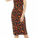 Alexia Admor  Sadee draped mockneck sheath dress Sz M Photo 0