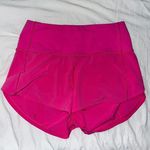 Lululemon Sonic Pink High Waisted Speed Up Shorts Photo 0