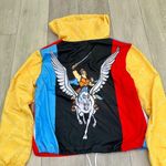 Disney parks official zipper up hoodie jacket Hercules colorful size medium Photo 1