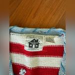 Vintage Storybook Knits Stripe Sunflower Cardigan Yellow Photo 3