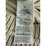 J.Crew  Chunky Ribbed Crewneck Long Sleeve Pullover Sweater Stretch M Cream Photo 9