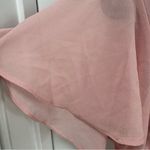 Lulus  Sweet Like You NWT size Large Blush Pink Ruffled‎ Mini Dress Short Sleeve Photo 3