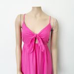 [Tabitha Brown x Target] Pink Red Colorblock Ruffle Hem Maxi Dress Size Medium M Photo 12