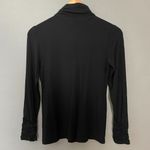 Alfani NWT Turtleneck Shirt Long Sleeve Black Knit Size Petite Small Women Rayon Photo 2