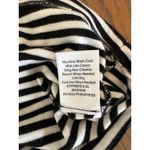 Evereve Laney Stripe Mix Tank Top Black White V Neck Cap Sleeves New With Tags L Photo 7