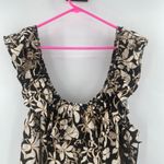 Ava & Viv  x Target Dress Size 2X Midi Linen Blend Ruffle Floral Plus Curvy NWT Photo 7