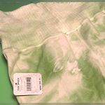 Free People  Electric Pistachio Good Karma Tie Dye Leggings NWT Size M/L Photo 5