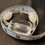 NWTâAngelas Designs set of 3 stretchy bracelets w/clear white silverâtanâbeads Photo 5