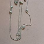Pandora  Dazzling Dainty Droplests  Sterling silver Necklace- Retired . Photo 0