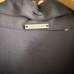 Elie Tahari  Samiyah Floral Embellished Collar Navy Pleated Cocktail Dress Size 6 Photo 5