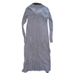 Toccin‎ Camel Variegated Rib Knit Leather Combo Dress size medium Brown Photo 7