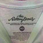 The Rolling Stones Hot Lips Pop Art Rock Pastel Tie Dye M Photo 3