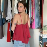 American Eagle  Y2K Inspired Crochet Cami Photo 1