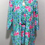 Sea Waves Vintage Retro 3 Piece Swim Suit Bathing Blue Size 6 Photo 0