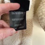 Weatherproof Beige Plaid Ivory Reversible Sherpa Hooded Cardigan S/M Photo 8