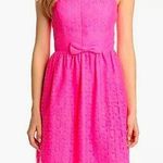 Lilly Pulitzer Pink Lace Dress Size 2 Bow Valentine Love Barbie Core Date Night Photo 0