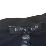 Eileen Fisher  Black Viscose Spandex Long Sleeve Shirt Small Petite Photo 1