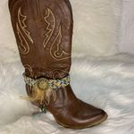 Handmade Removable Women’s Boot Bands/Cuffs Tan Photo 6