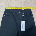 AG Adriano Goldschmied  Kora High Rise Wide Leg Jeans Black 24 Photo 7