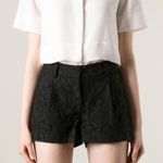 Diane Von Furstenberg  DVF Black Lace Shorts Cotton Like New 3” Inseam - Size 2 Photo 0