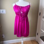 Free People Intimately Meant To Be Mini Slipdress Hot Pink Size Large Dress Photo 1