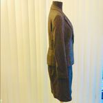 United Colors Of Benetton Vintage Stile Benetton Brown Tweed Skirt & Blazer Photo 1