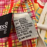 Sag Harbor Vintage Sag Harbour Petites Yellow Cottagecore Floral Plaid Summer Dress Photo 6