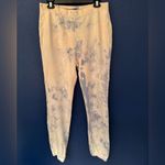 Cotton Citizen  Brooklyn Tie Dye Women’s White & Blue Cotton Sweatpants Sz Medium Photo 1