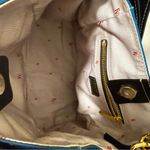 Frances Valentine June Hobo Handbag Navy Striped Strap Gold Zip Blue Photo 10