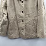 National Geographic Khaki Long Sleeve Button Up Jacket Size XL Photo 2