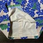 Biden Nantucket Blue and Green Notch Neck Tapestry Sheath Dress Size 8 Photo 5