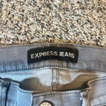 EXPRESS JEANS Women Grey Mid Rise Performance Distressed Legging Jean Sz 6R Gray Photo 1