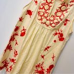 Ivy Jane sleeveless ivory embroidered flower dress v neck size Large Photo 1