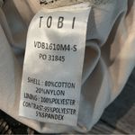 Tobi •  Lea lace plunge neck mini dress black and nude xsmall Photo 7