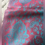 New From India Silk Pashmina Scarf/Shawl Teal Photo 3