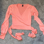 Windsor Peach Crossover Long Sleeve Photo 0