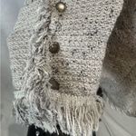 Nic+Zoe fringe mix knit jacket in sugar cookie size 1X Photo 7